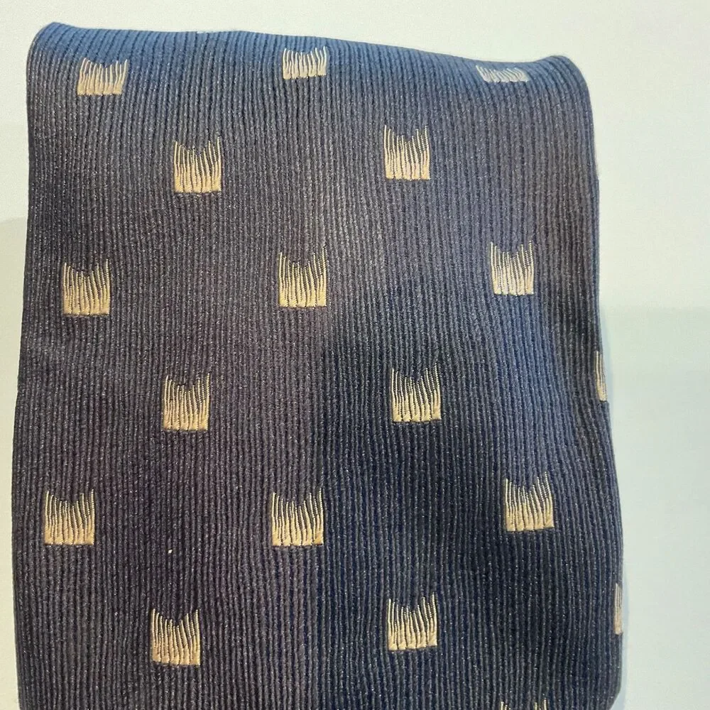 Giorgio Redaelli silk Neck Tie Men's Luxury Silk Classic Italy Blue geometric